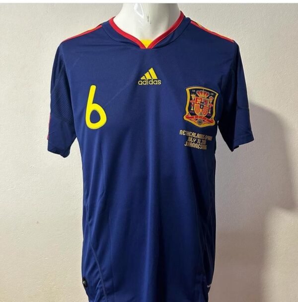 Camiseta Retro España Alternativa Iniesta 2010 Talle Xl