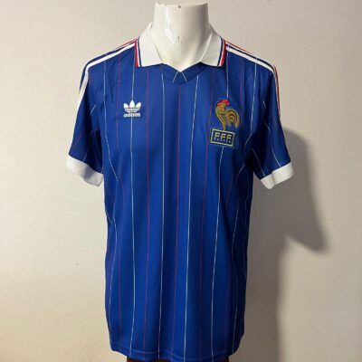 Camiseta Retro Francia Platini 82 Talle Xl