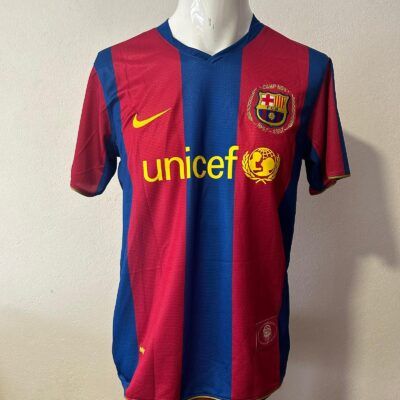 Camiseta Retro Barcelona Messi 07/08 Talle S