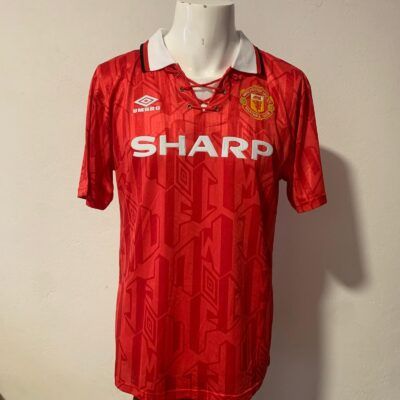 Camiseta Retro Manchester United Cantona 93/94 talle XL