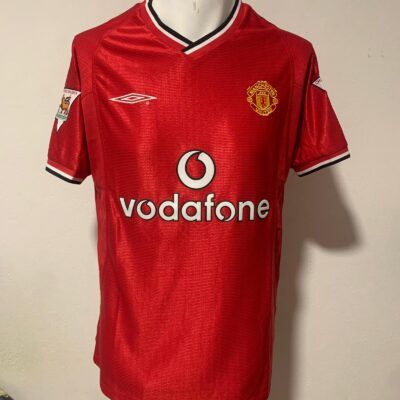 Camiseta Retro Manchester United Beckham 00/02 talle L