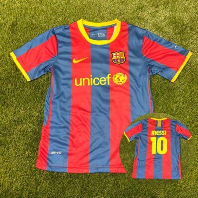 Camiseta Niño Retro Barcelona 2010/11 Messi Talle 12