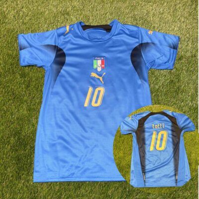 Camiseta Niño Retro Italia 2006 Totti Talle 14