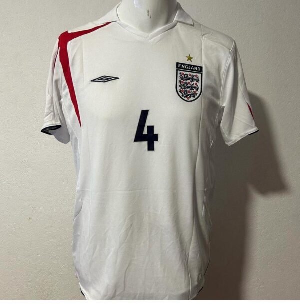 Camiseta Retro Inglaterra Gerard 06 talle XL