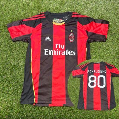 Camiseta Niño Retro Milan Ronaldinho 2010/11 talle 10