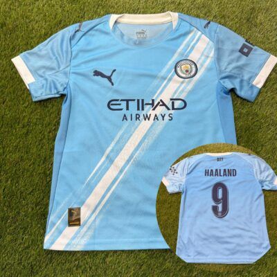 Camiseta Niño Manchester City titular 25/26 talle 10