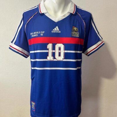 Camiseta Retro Francia 98 Zidane talle L