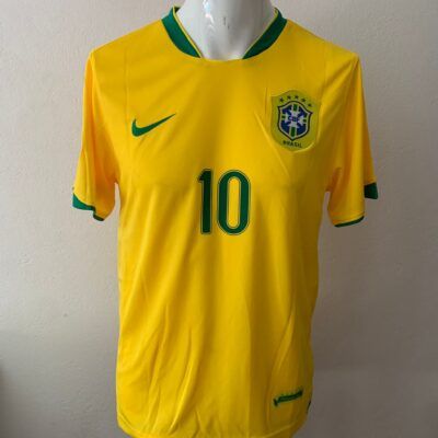 Camiseta Retro Brasil 2006 titular Ronaldinho talle XL