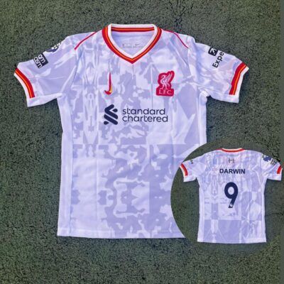Camiseta Niño Liverpool alternativa Darwin 2024/25 talle 10