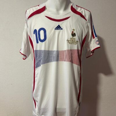 Camiseta Retro Francia alternativa Zidane 2006 talle XXL