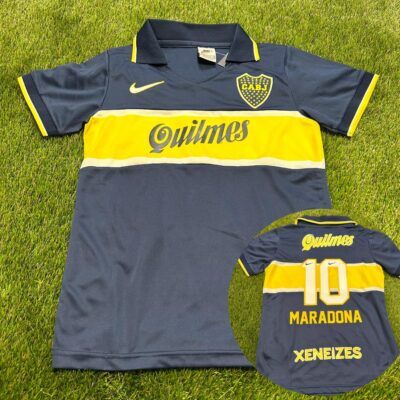 Camiseta Niño Boca retro Maradona talle 10