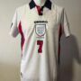 Camiseta Retro Inglaterra Beckham 98 talle XL