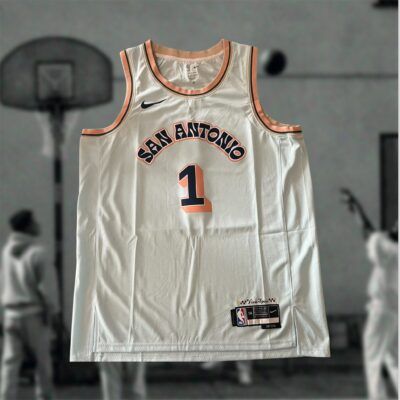 Camiseta NBA Spurs alternativa Wembanyama talle XXL