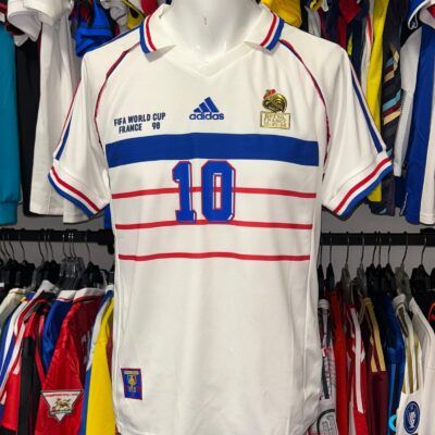 Camiseta Retro Francia alternativa 98 Zidane talle L