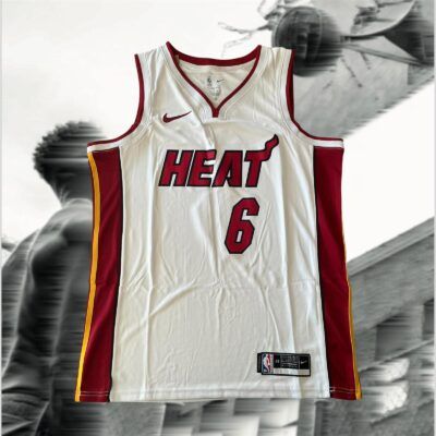 Camseta NBA Miami Heat retro alternativa James talle XL