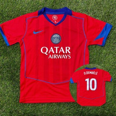Camiseta Niño PSG alternativa Dembele 2025/26 talle 10
