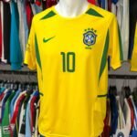 Camiseta Retro Brasil Titular 2002 Rivaldo