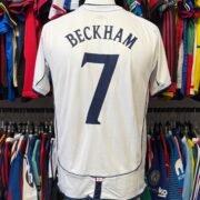Camiseta Retro Inglaterra 2002 Beckham - Imagen 2