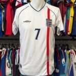 Camiseta Retro Inglaterra 2002 Beckham