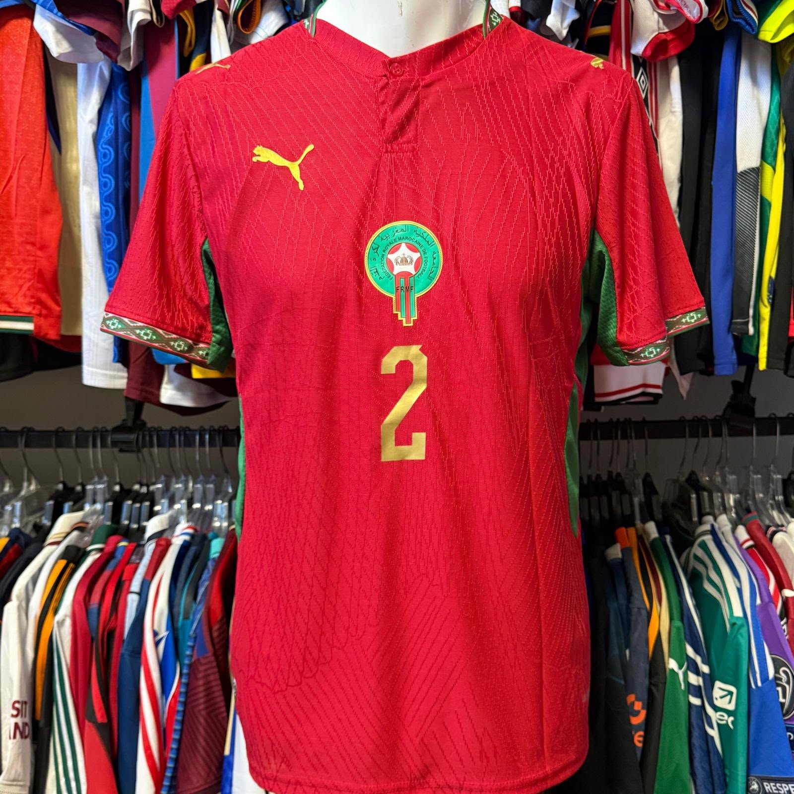 WhatsApp Image 2026-07-14 at 2.55.33 PM Camiseta Marruecos Titular Hakimi 2026 - Imagen 1