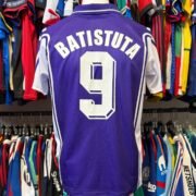 Camiseta Retro Fiorentina Titular Batistuta 99 - Imagen 2