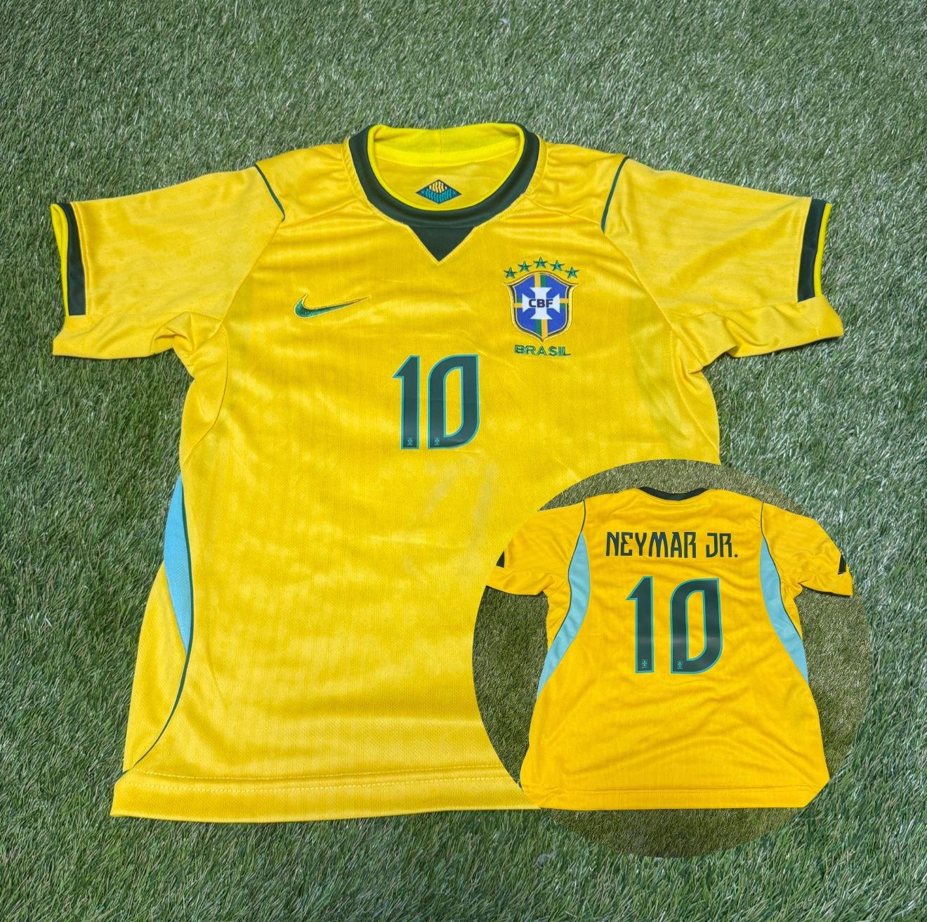 2904-2905-2906-2907-2908 Camiseta Niño Brasil Titular Neymar - Imagen 1