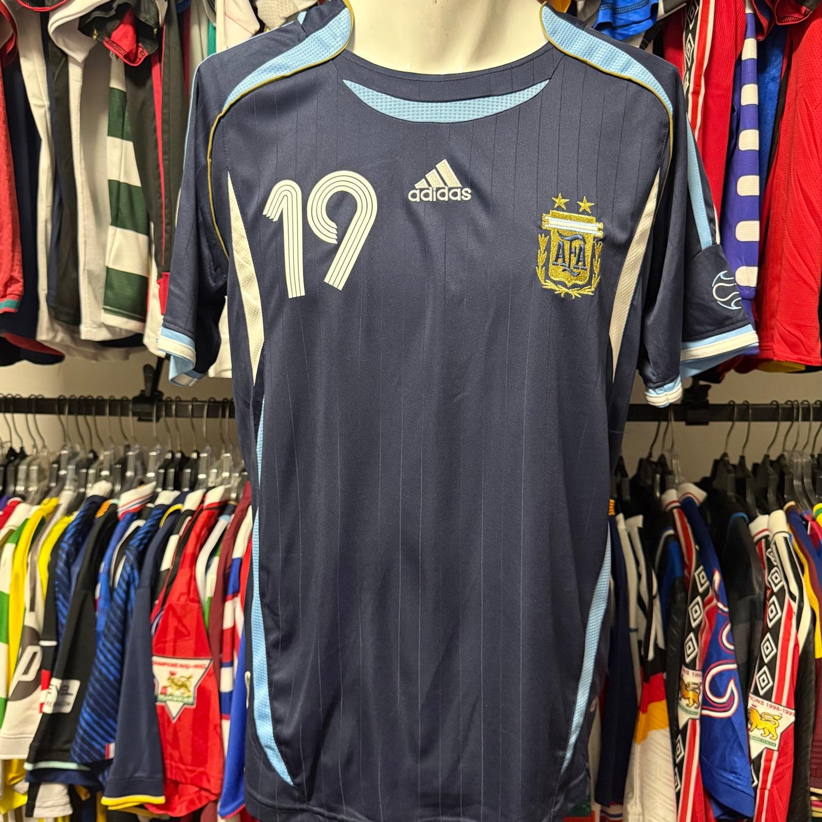 2959-2960-2961-2962-2963 Camiseta Retro Argentina Alternativa 2006 Messi - Imagen 1