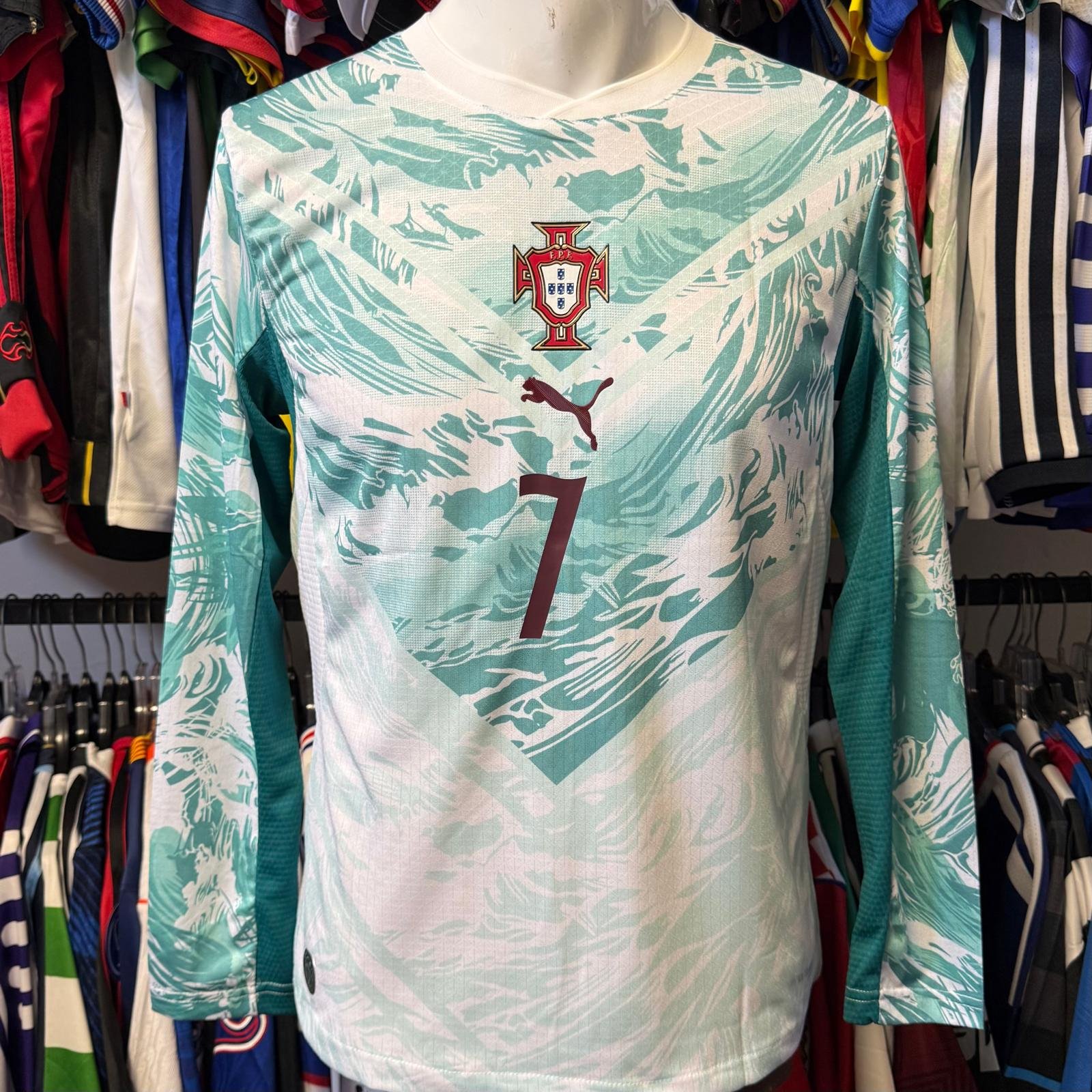 3099-3100-3101-3102 Camiseta Portugal Alternativa 2026 Ronaldo - Imagen 1