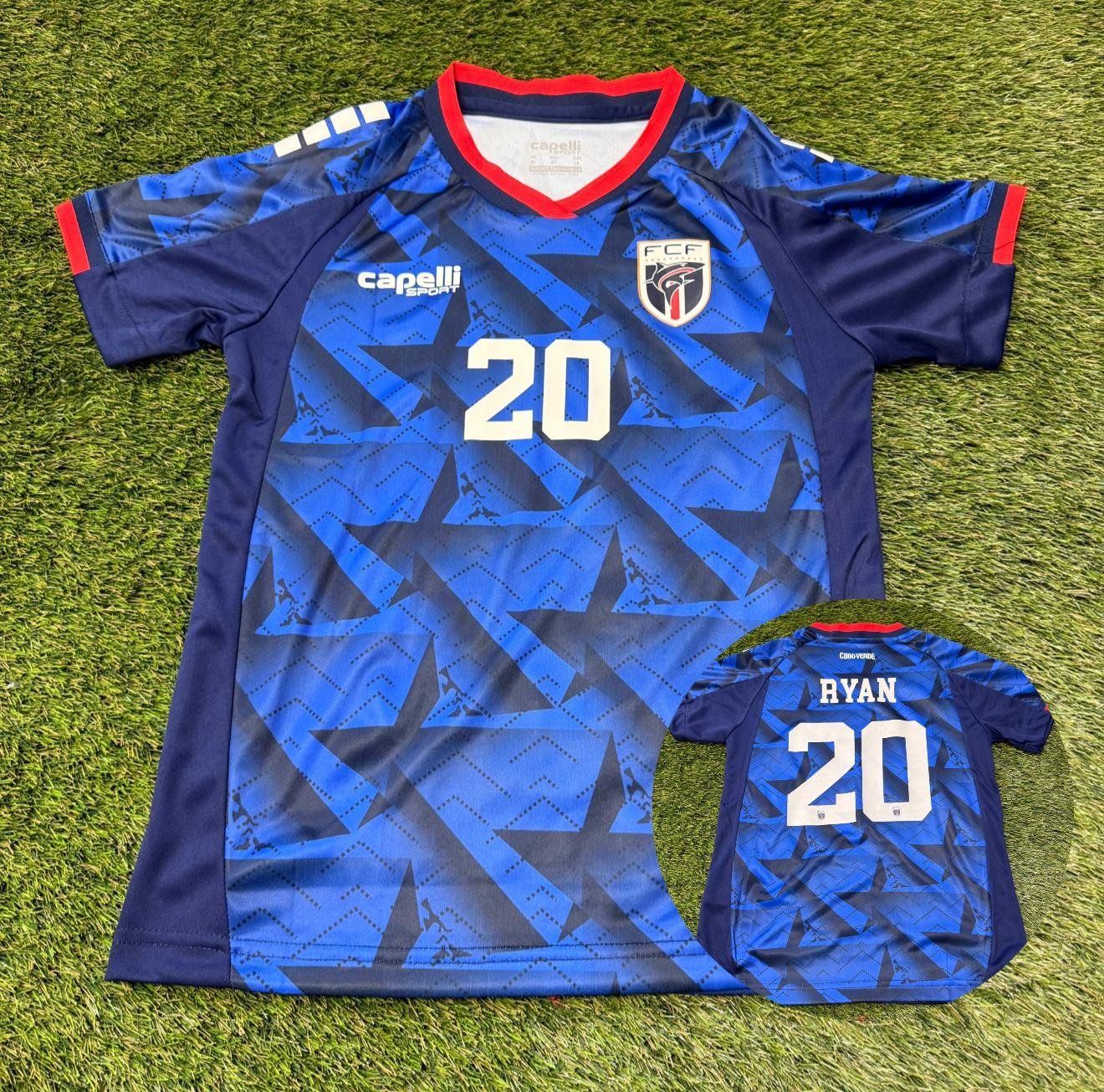 3161-3162-3163-3164 Camiseta Niño Cabo Verde Titular 2026 Ryan - Imagen 1